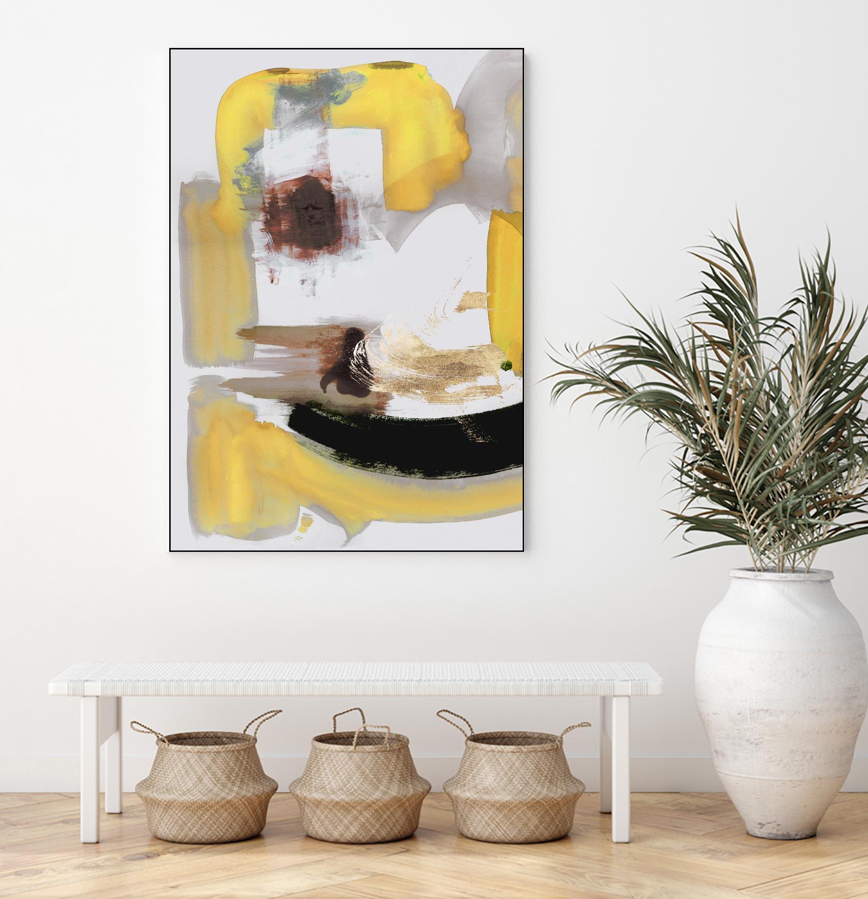 Lines Written in Early Spring II by PI Studio on GIANT ART - gold abstract abstract