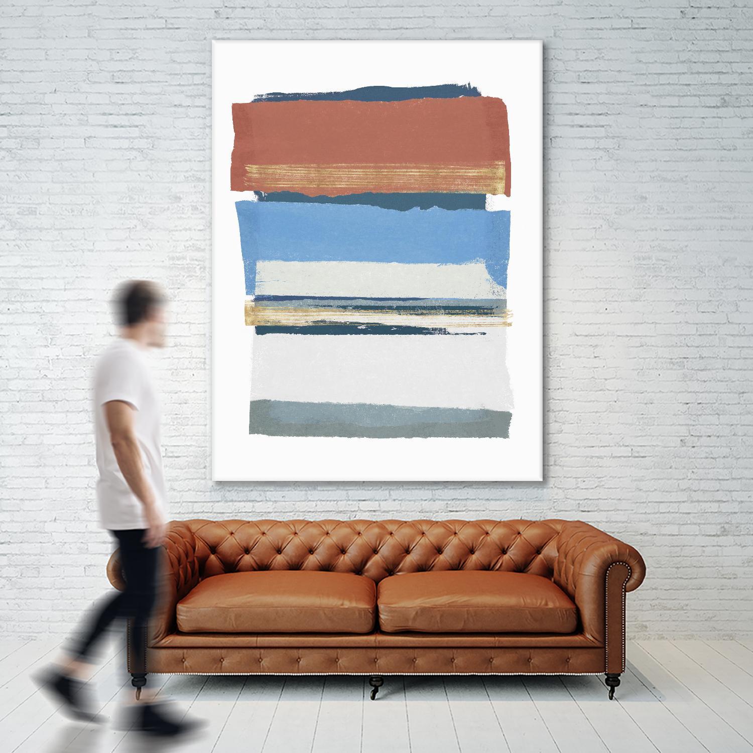 Sunset Boulevard II by PI Studio on GIANT ART - red abstract abstract