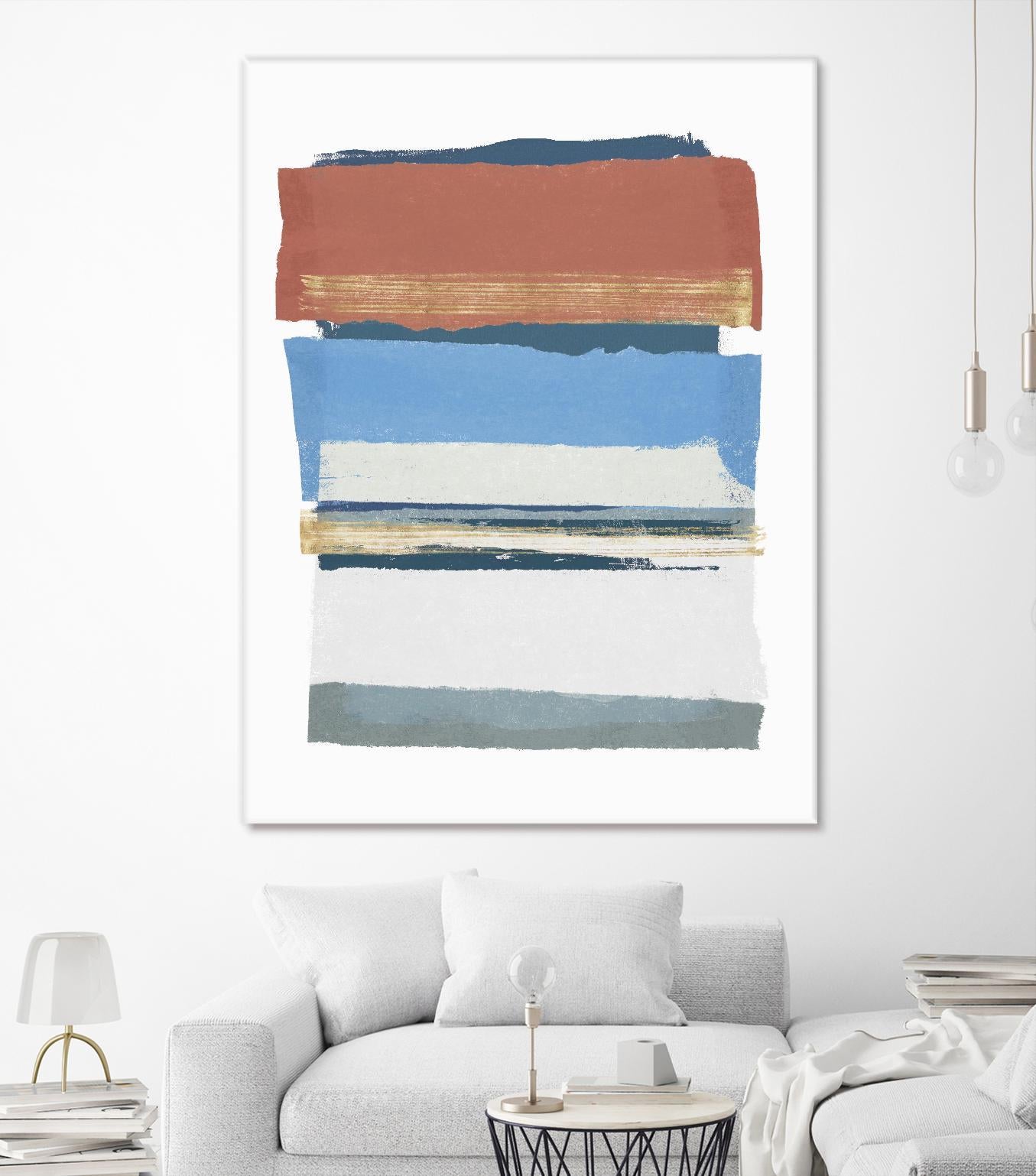 Sunset Boulevard II by PI Studio on GIANT ART - red abstract abstract