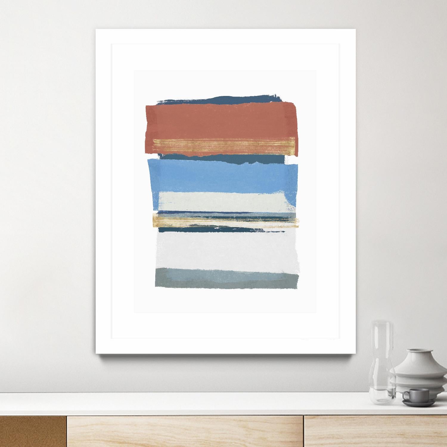 Sunset Boulevard II by PI Studio on GIANT ART - red abstract abstract