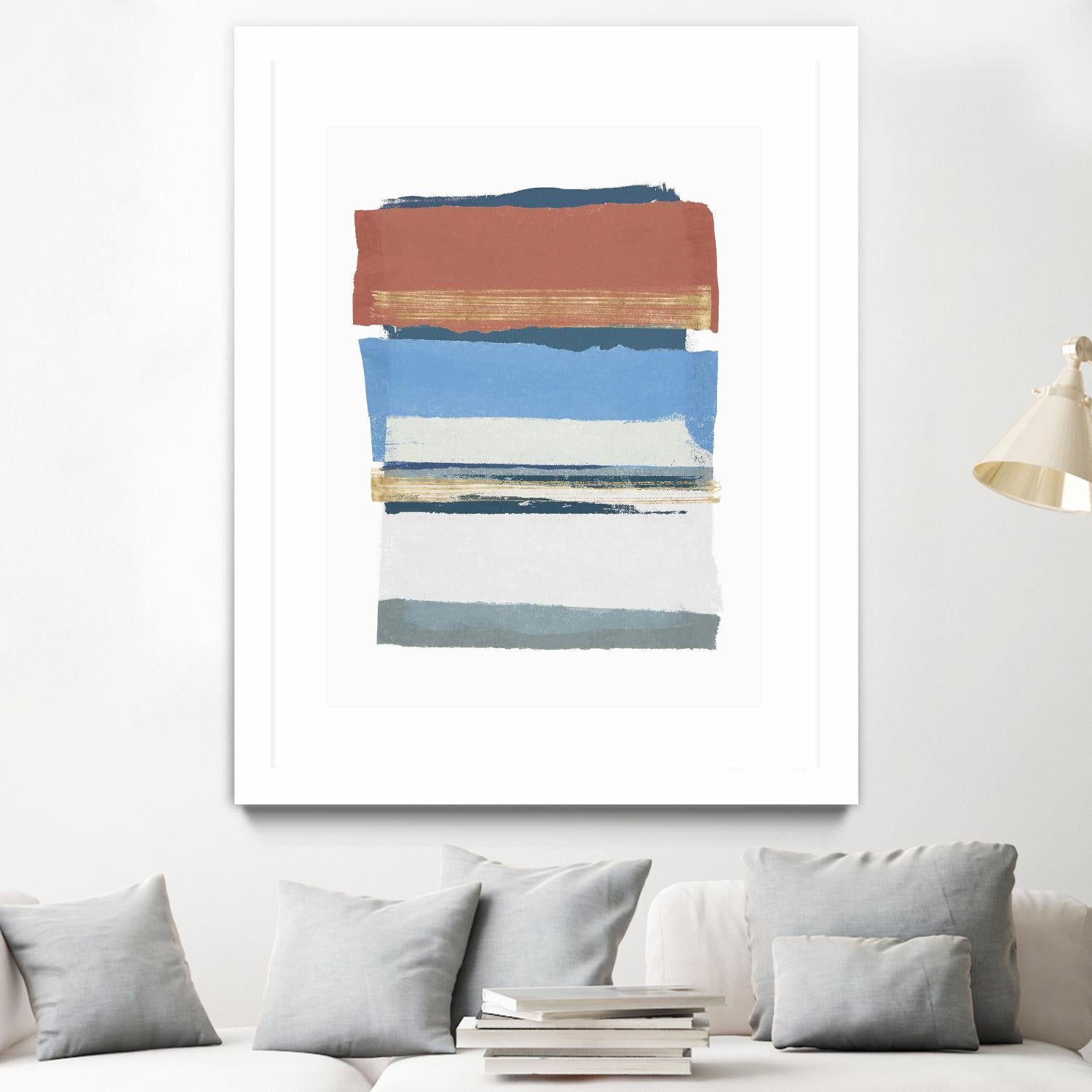 Sunset Boulevard II by PI Studio on GIANT ART - red abstract abstract