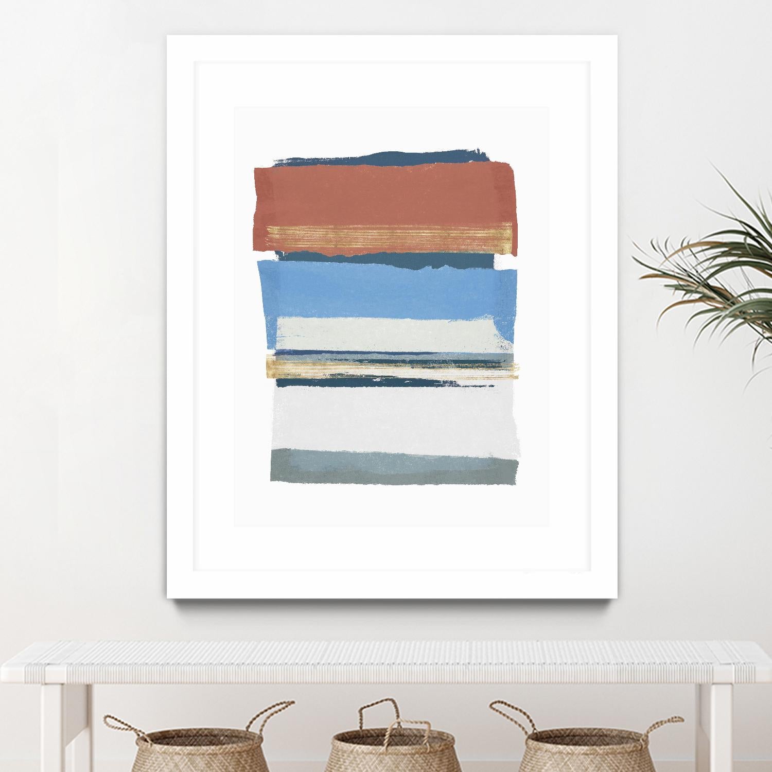 Sunset Boulevard II by PI Studio on GIANT ART - red abstract abstract