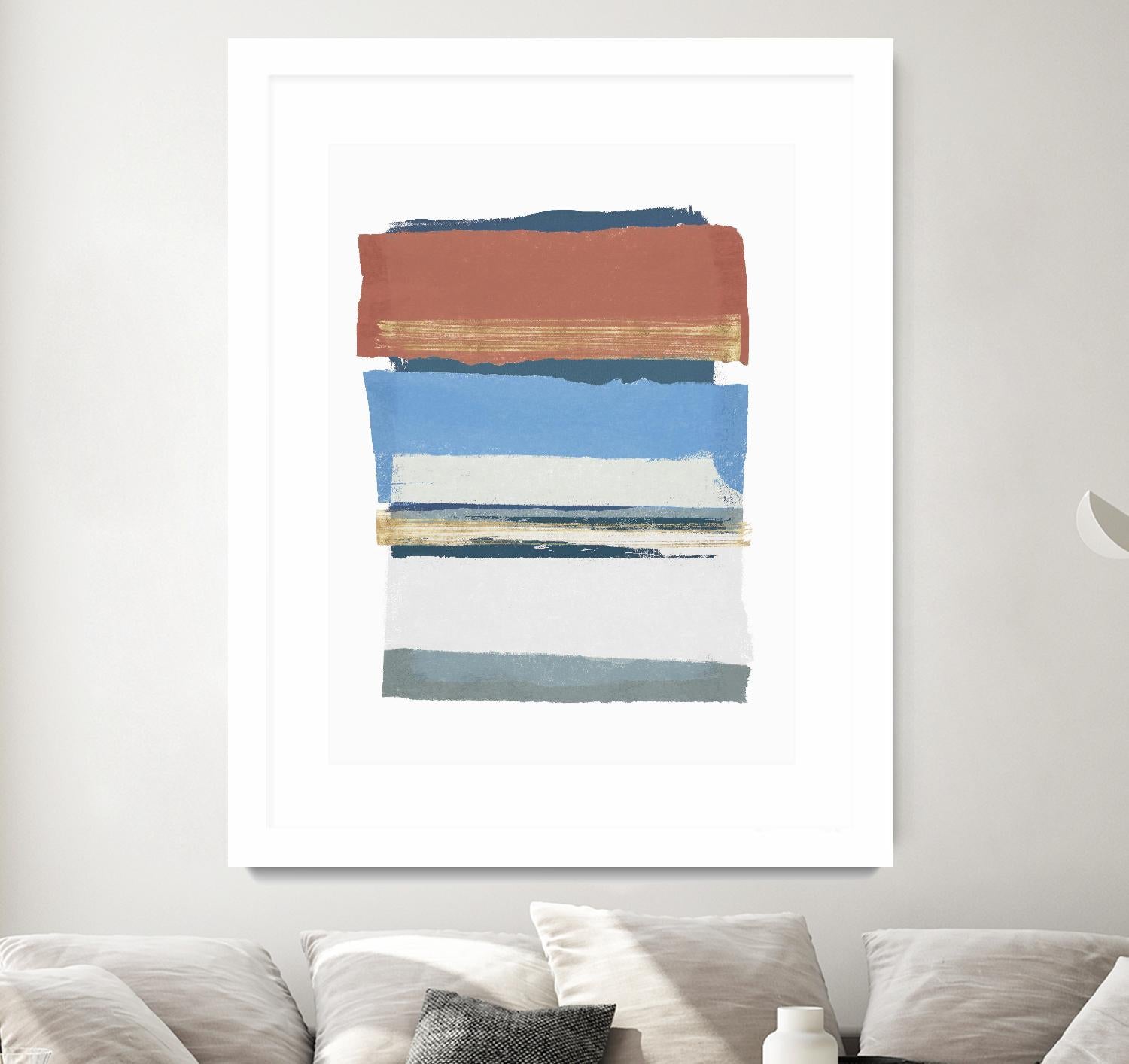 Sunset Boulevard II by PI Studio on GIANT ART - red abstract abstract