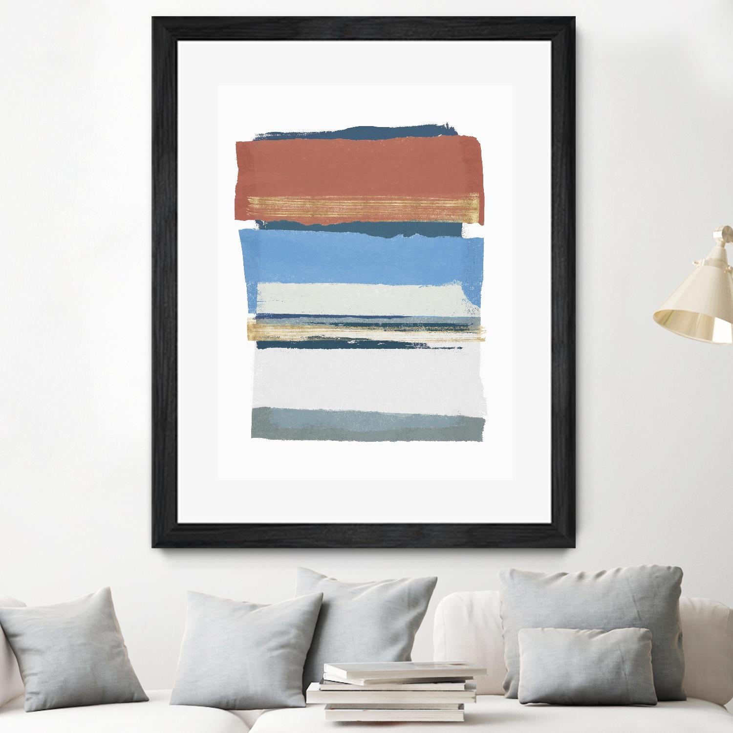 Sunset Boulevard II by PI Studio on GIANT ART - red abstract abstract