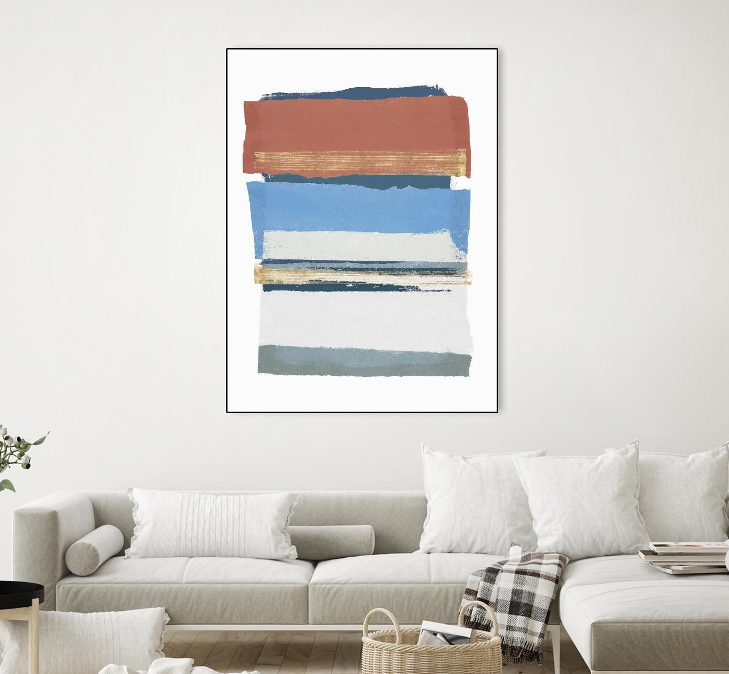 Sunset Boulevard II by PI Studio on GIANT ART - red abstract abstract