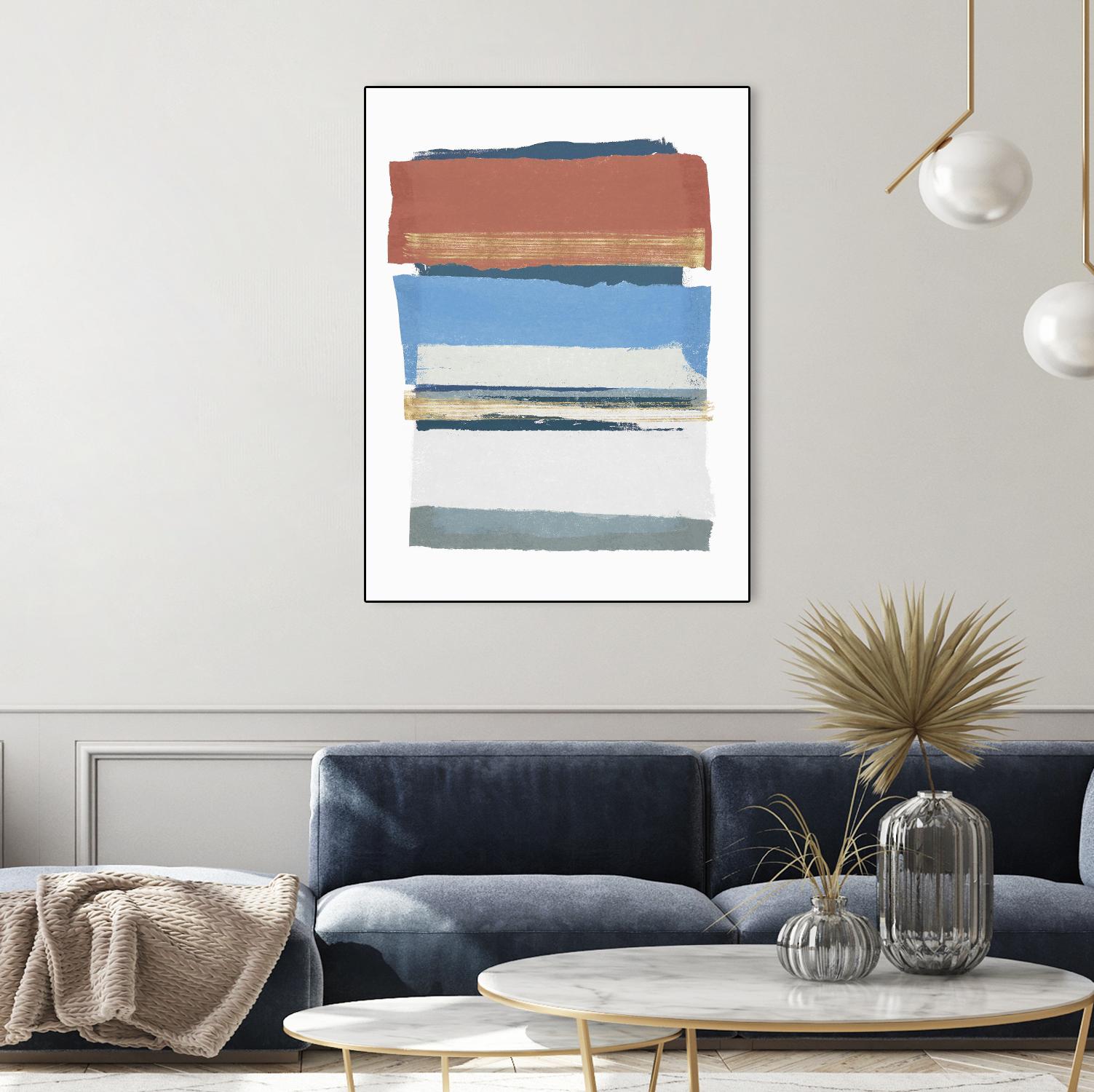 Sunset Boulevard II by PI Studio on GIANT ART - red abstract abstract