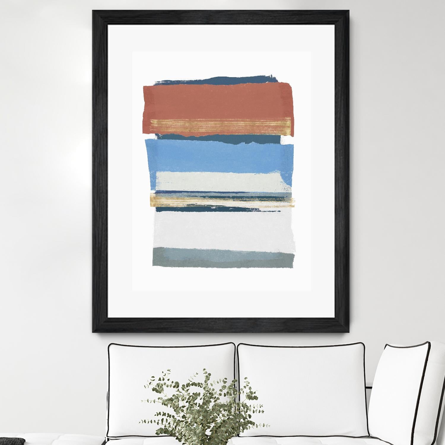 Sunset Boulevard II by PI Studio on GIANT ART - red abstract abstract