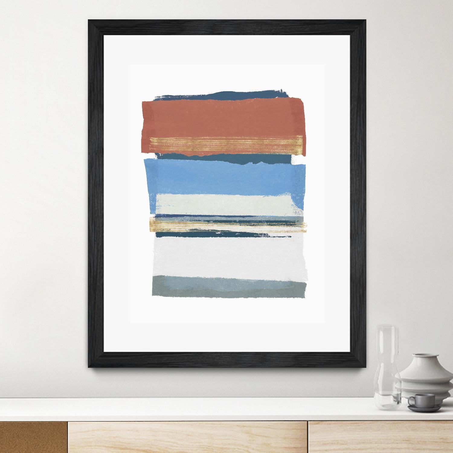 Sunset Boulevard II by PI Studio on GIANT ART - red abstract abstract