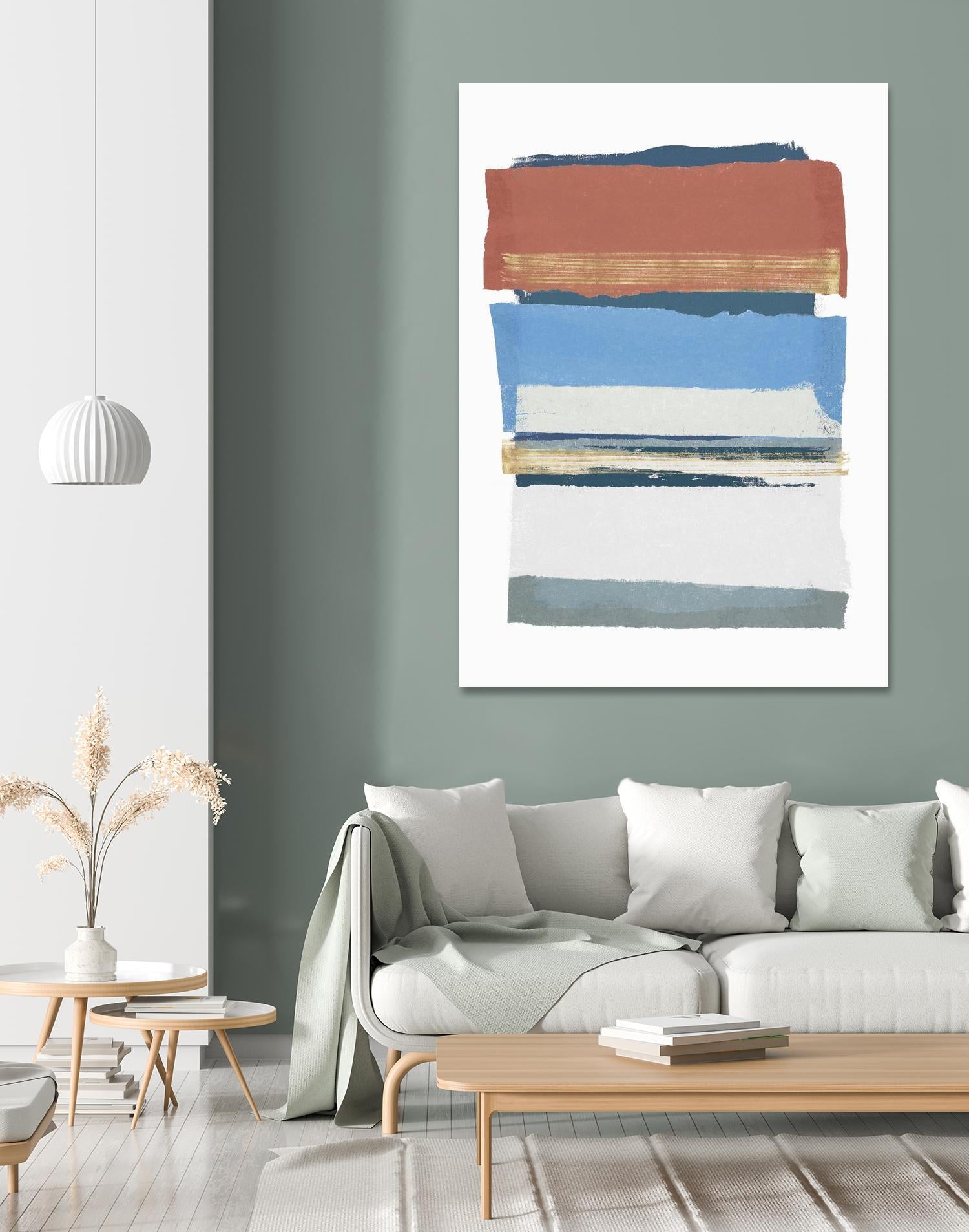 Sunset Boulevard II by PI Studio on GIANT ART - red abstract abstract