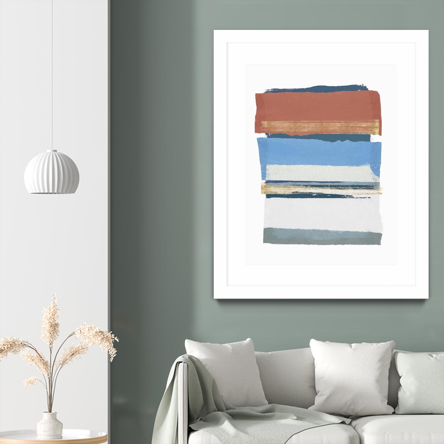 Sunset Boulevard II by PI Studio on GIANT ART - red abstract abstract