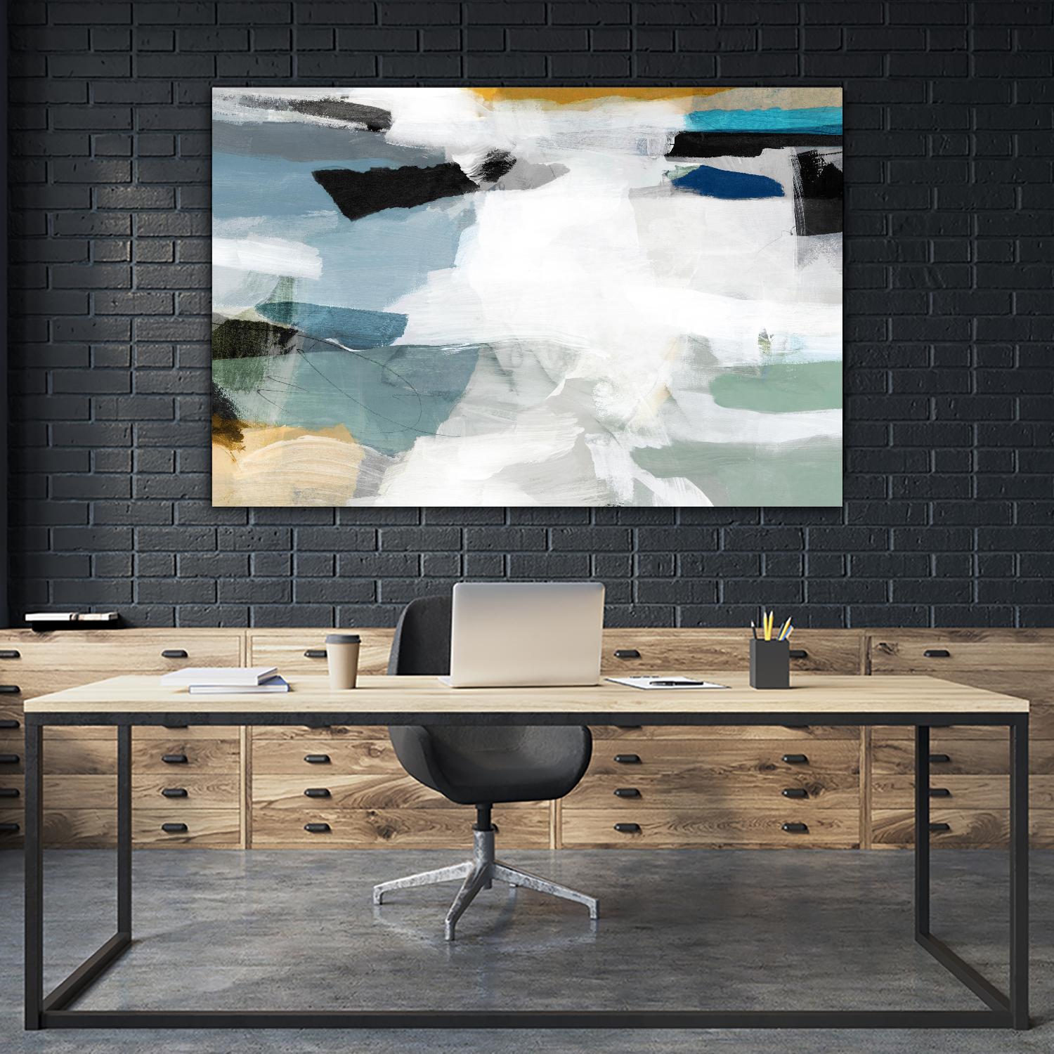 Brush Formation II by PI Studio on GIANT ART - green abstract abstract