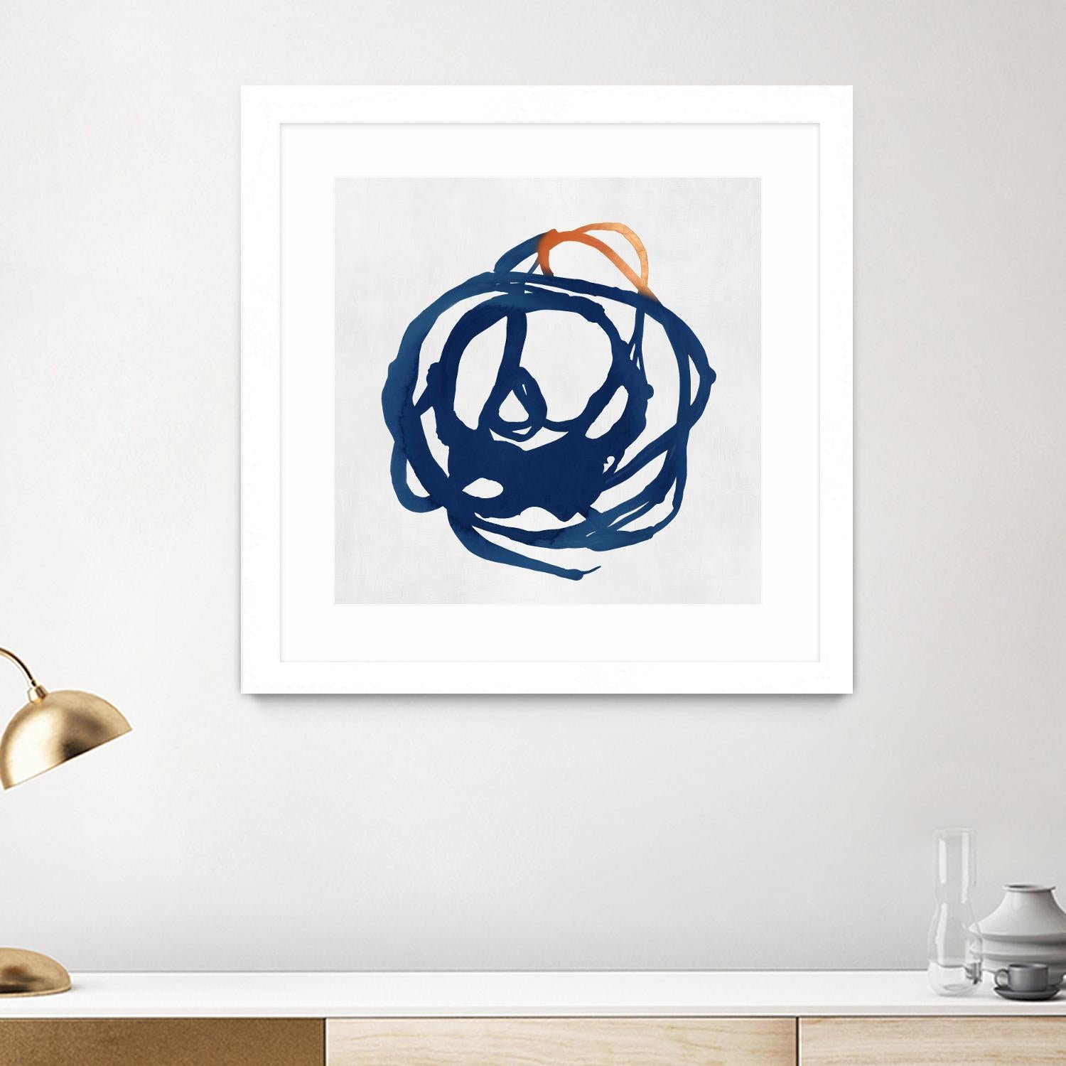 Luminous Orange I by PI Studio on GIANT ART - orange abstract abstract