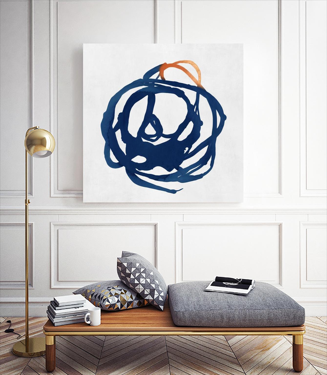 Luminous Orange I by PI Studio on GIANT ART - blue abstract abstract