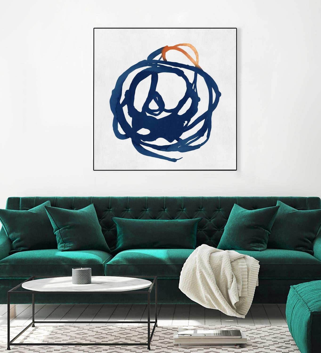 Luminous Orange I by PI Studio on GIANT ART - orange abstract abstract