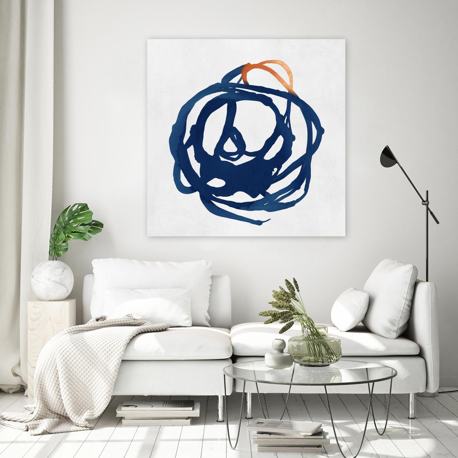 Luminous Orange I by PI Studio on GIANT ART - blue abstract abstract