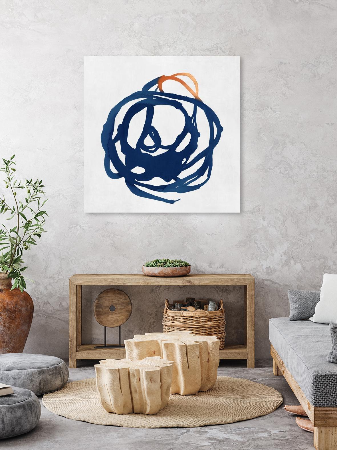 Luminous Orange I by PI Studio on GIANT ART - blue abstract abstract