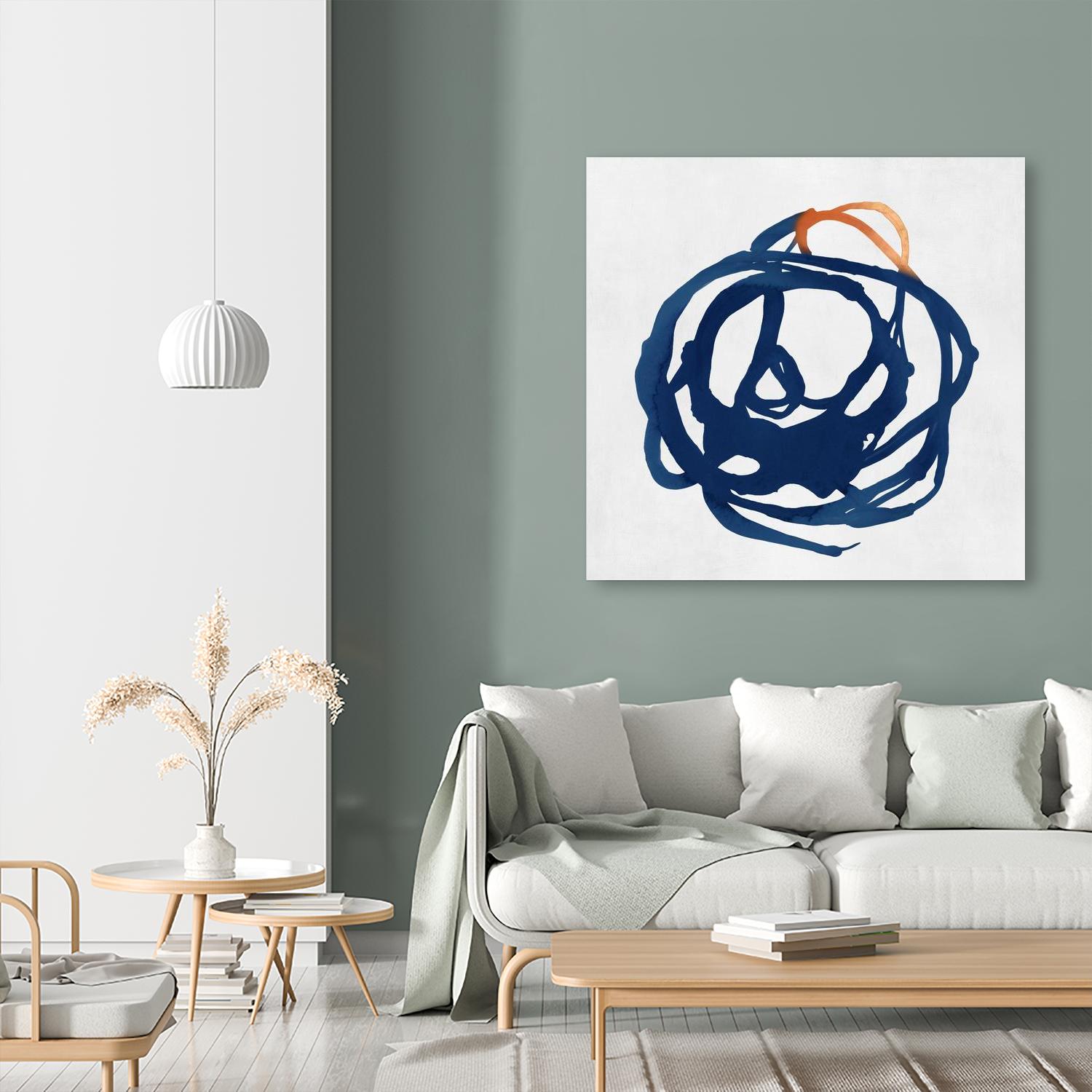 Luminous Orange I by PI Studio on GIANT ART - blue abstract abstract