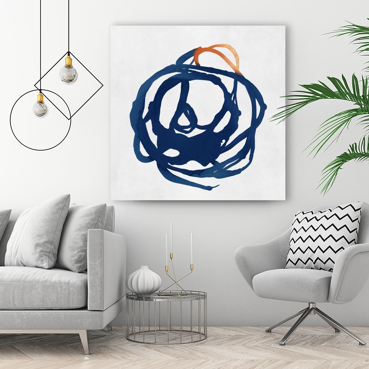 Luminous Orange I by PI Studio on GIANT ART - blue abstract abstract