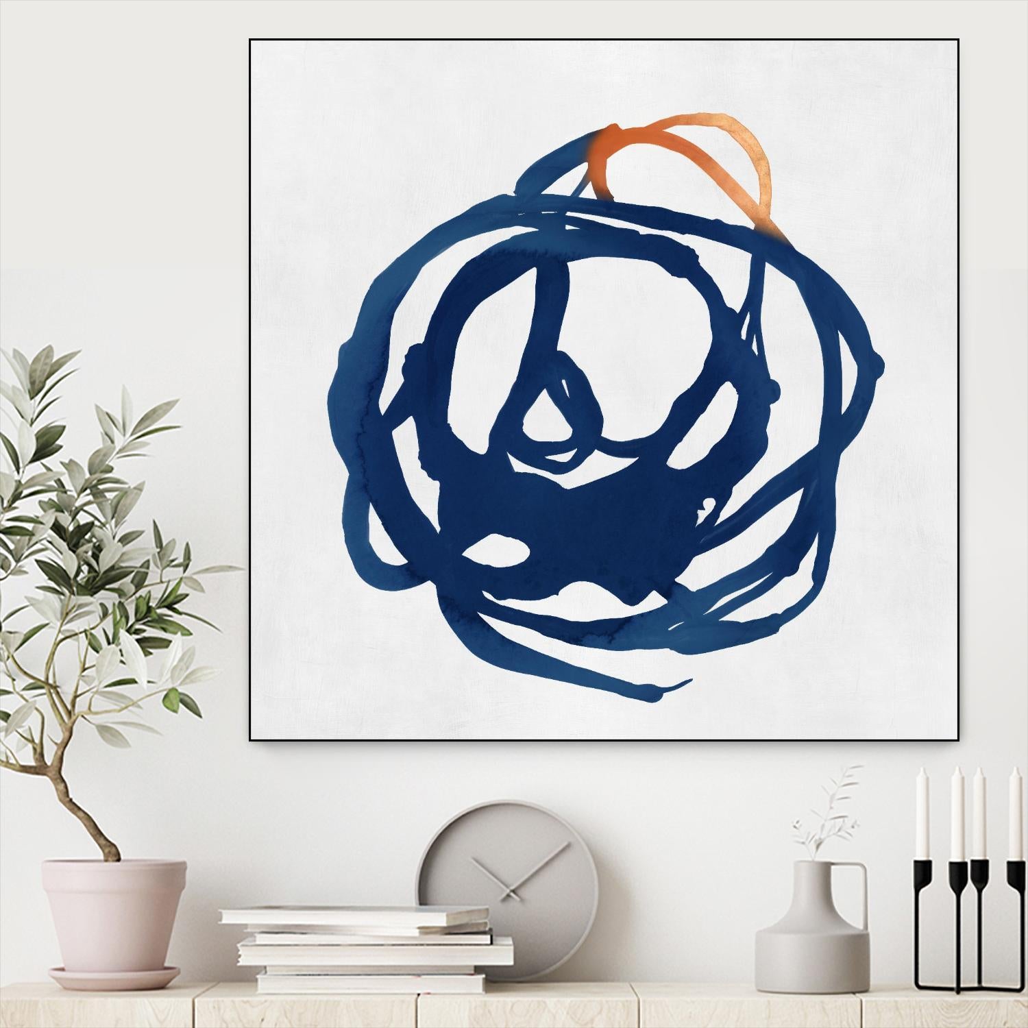 Luminous Orange I by PI Studio on GIANT ART - orange abstract abstract