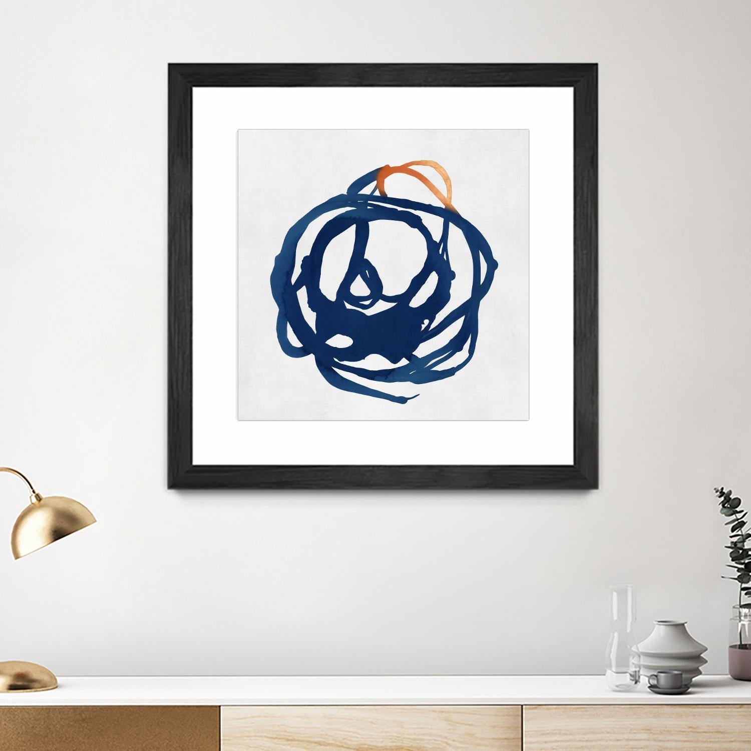 Luminous Orange I by PI Studio on GIANT ART - orange abstract abstract