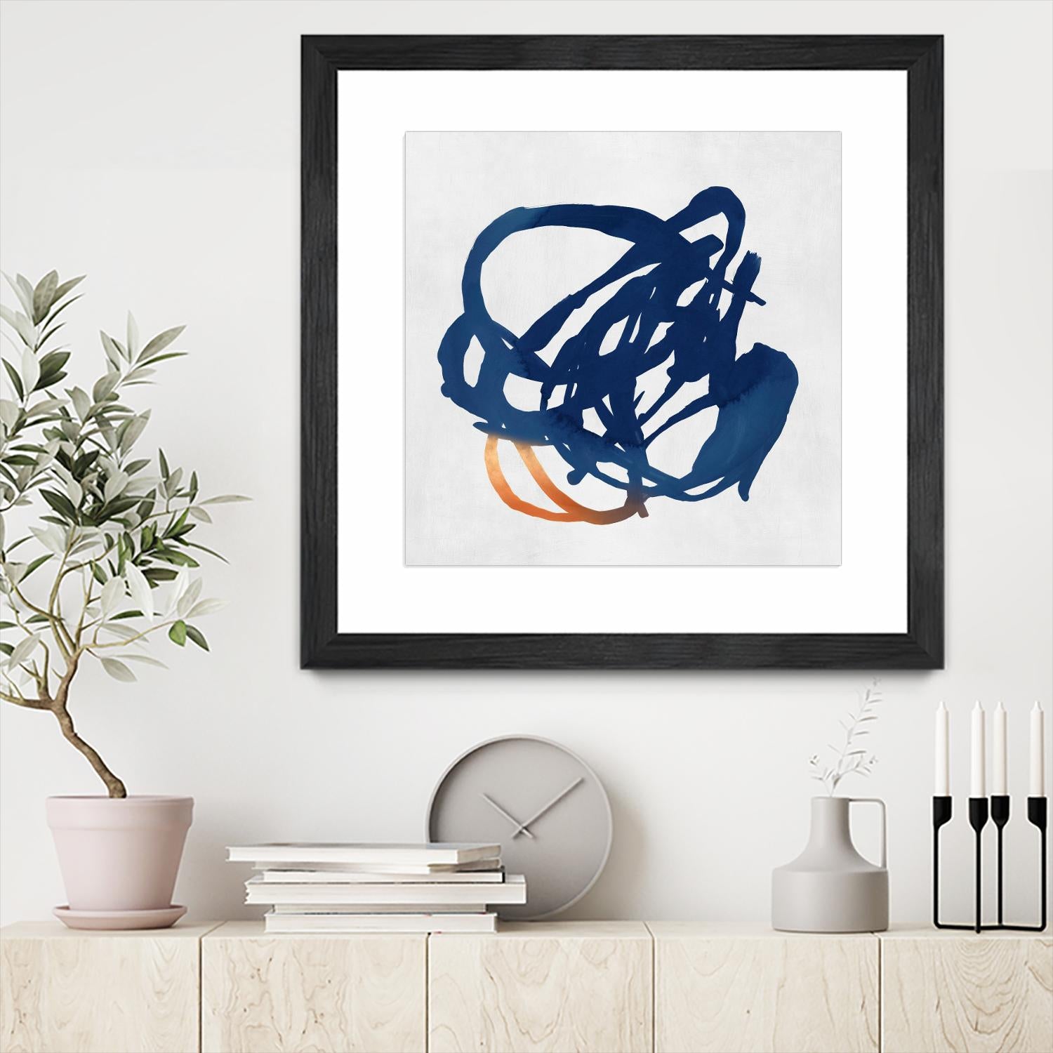 Luminous Orange II by PI Studio on GIANT ART - orange abstract abstract