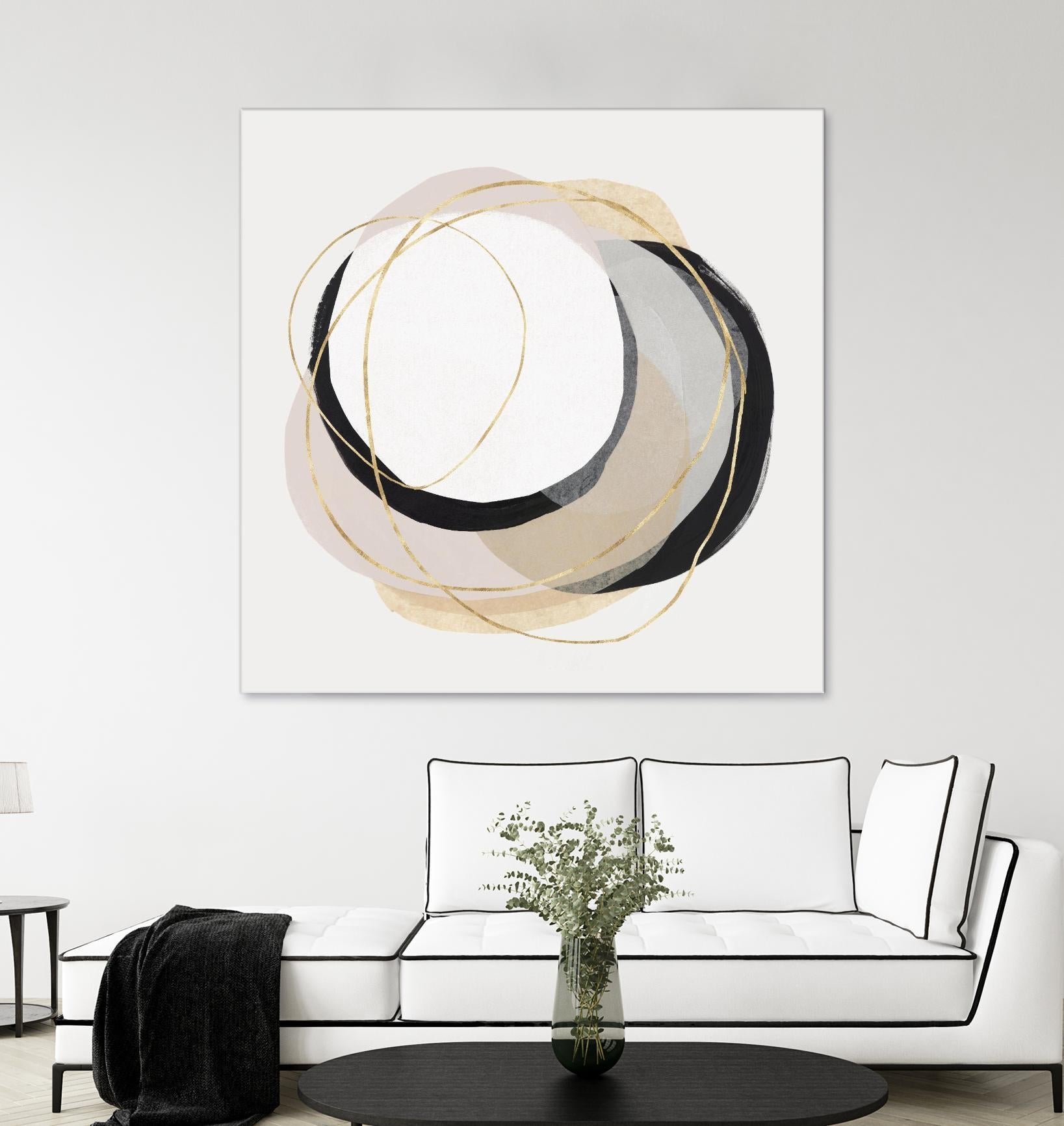 Ring of Gold I by PI Studio on GIANT ART - gold abstract abstract