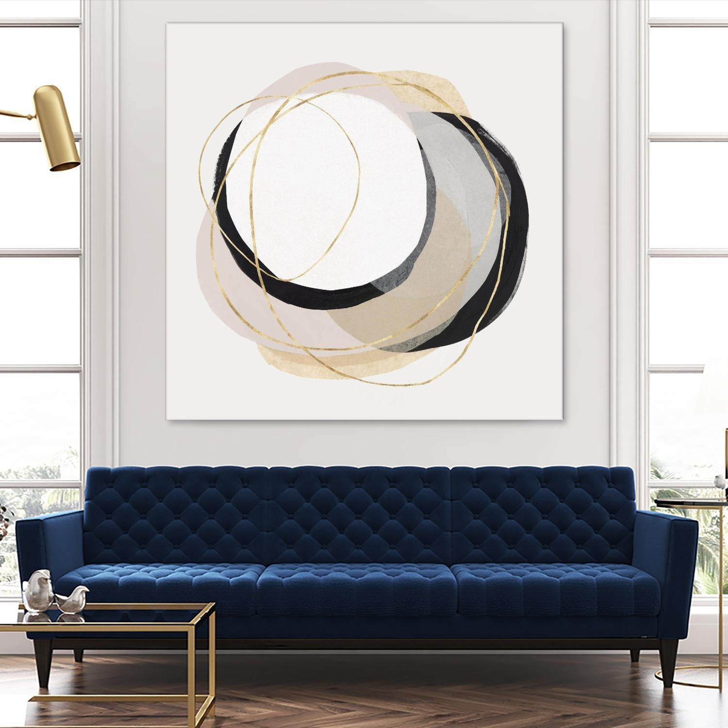 Ring of Gold I by PI Studio on GIANT ART - gold abstract abstract