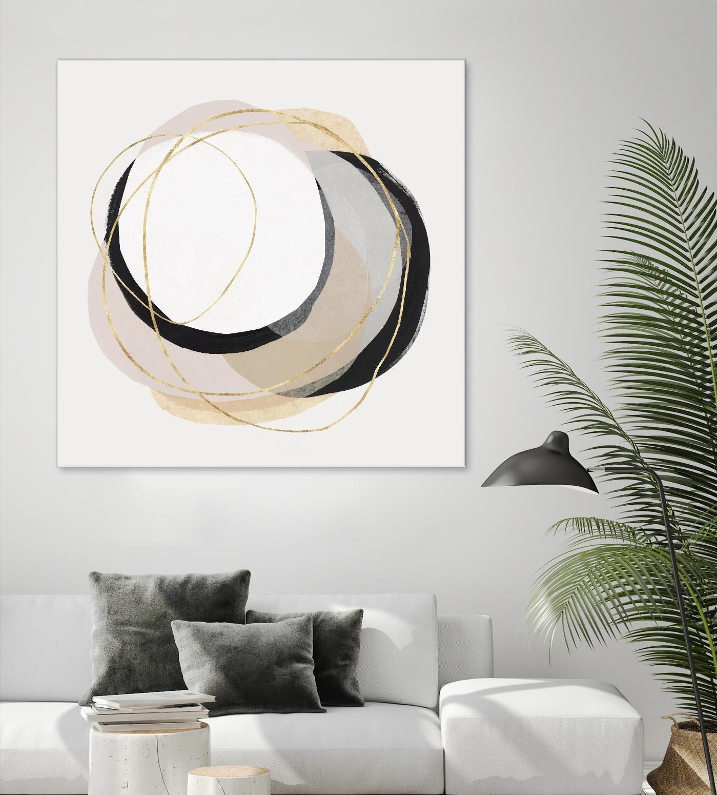 Ring of Gold I by PI Studio on GIANT ART - gold abstract abstract