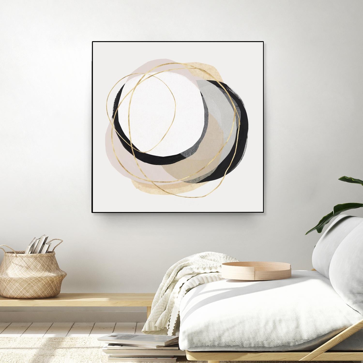 Ring of Gold I by PI Studio on GIANT ART - gold abstract abstract