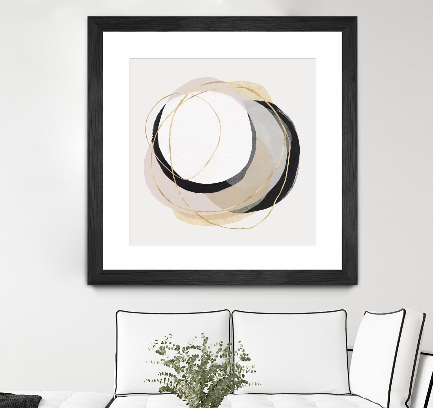 Ring of Gold I by PI Studio on GIANT ART - gold abstract abstract