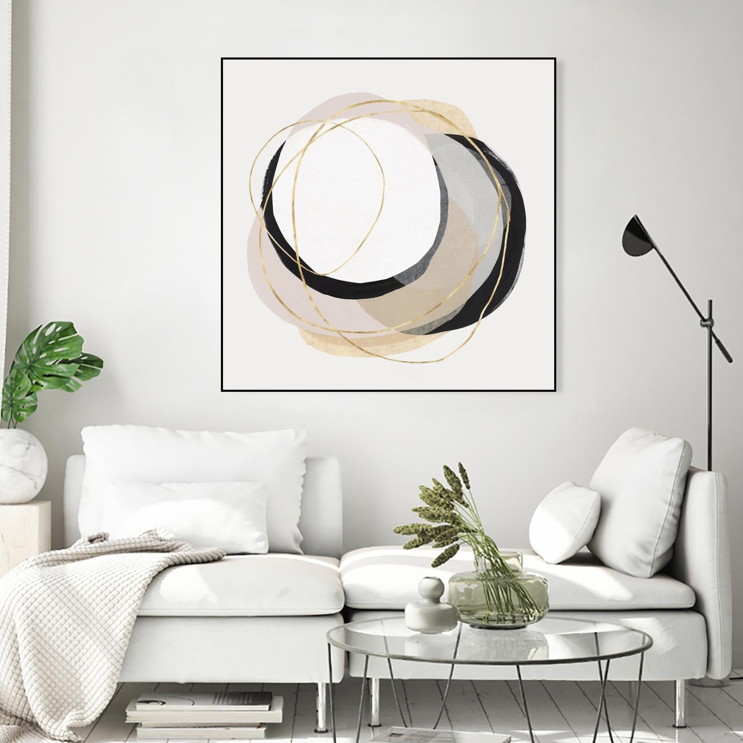 Ring of Gold I by PI Studio on GIANT ART - gold abstract abstract