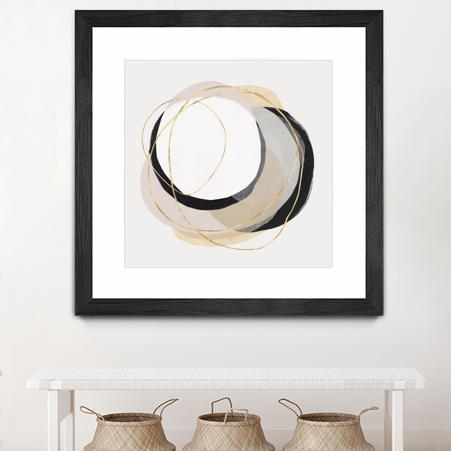 Ring of Gold I by PI Studio on GIANT ART - gold abstract abstract