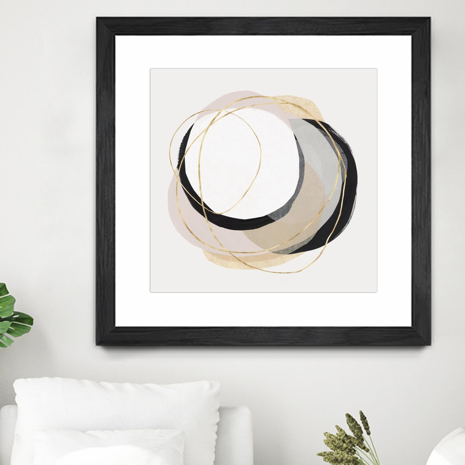 Ring of Gold I by PI Studio on GIANT ART - gold abstract abstract