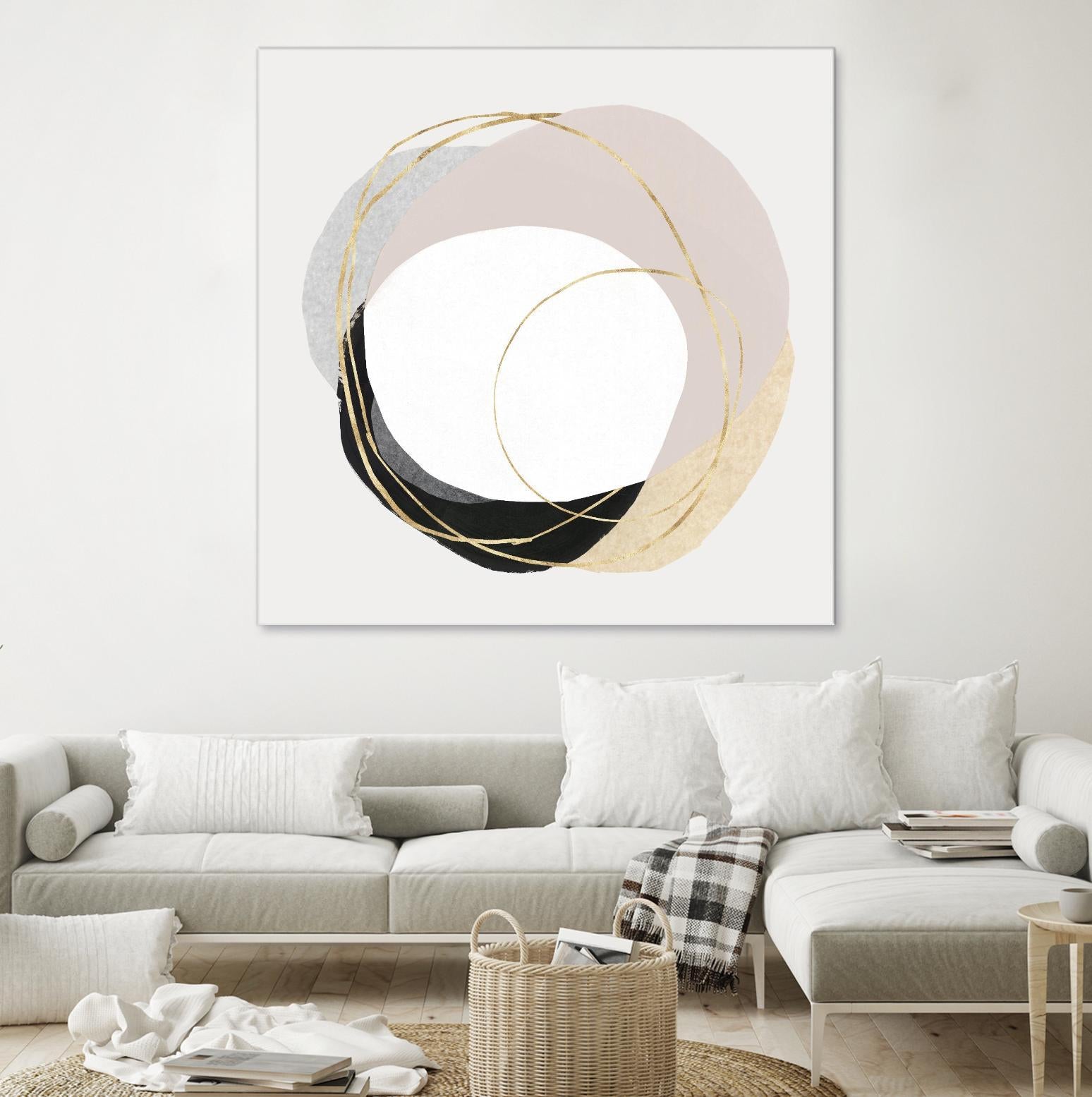 Ring of Gold II by PI Studio on GIANT ART - gold abstract abstract