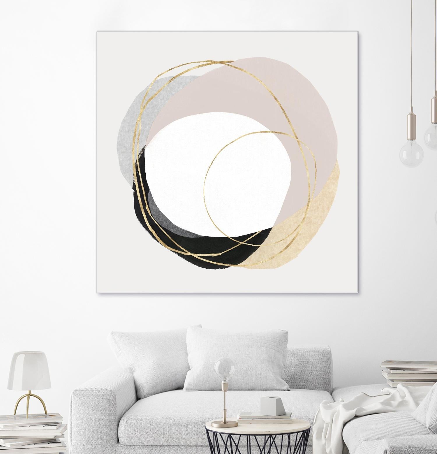 Ring of Gold II by PI Studio on GIANT ART - gold abstract abstract