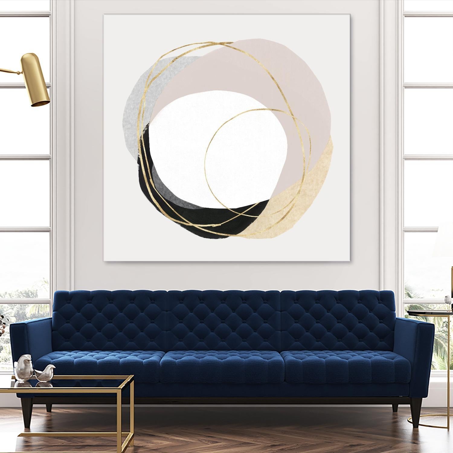 Ring of Gold II by PI Studio on GIANT ART - gold abstract abstract