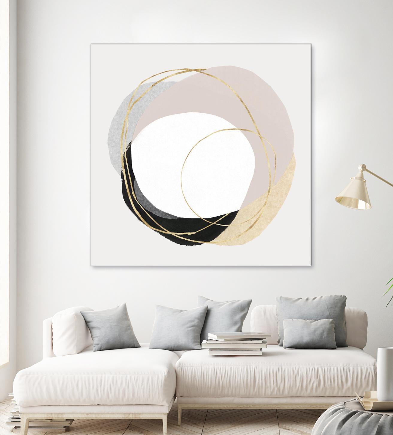 Ring of Gold II by PI Studio on GIANT ART - gold abstract abstract