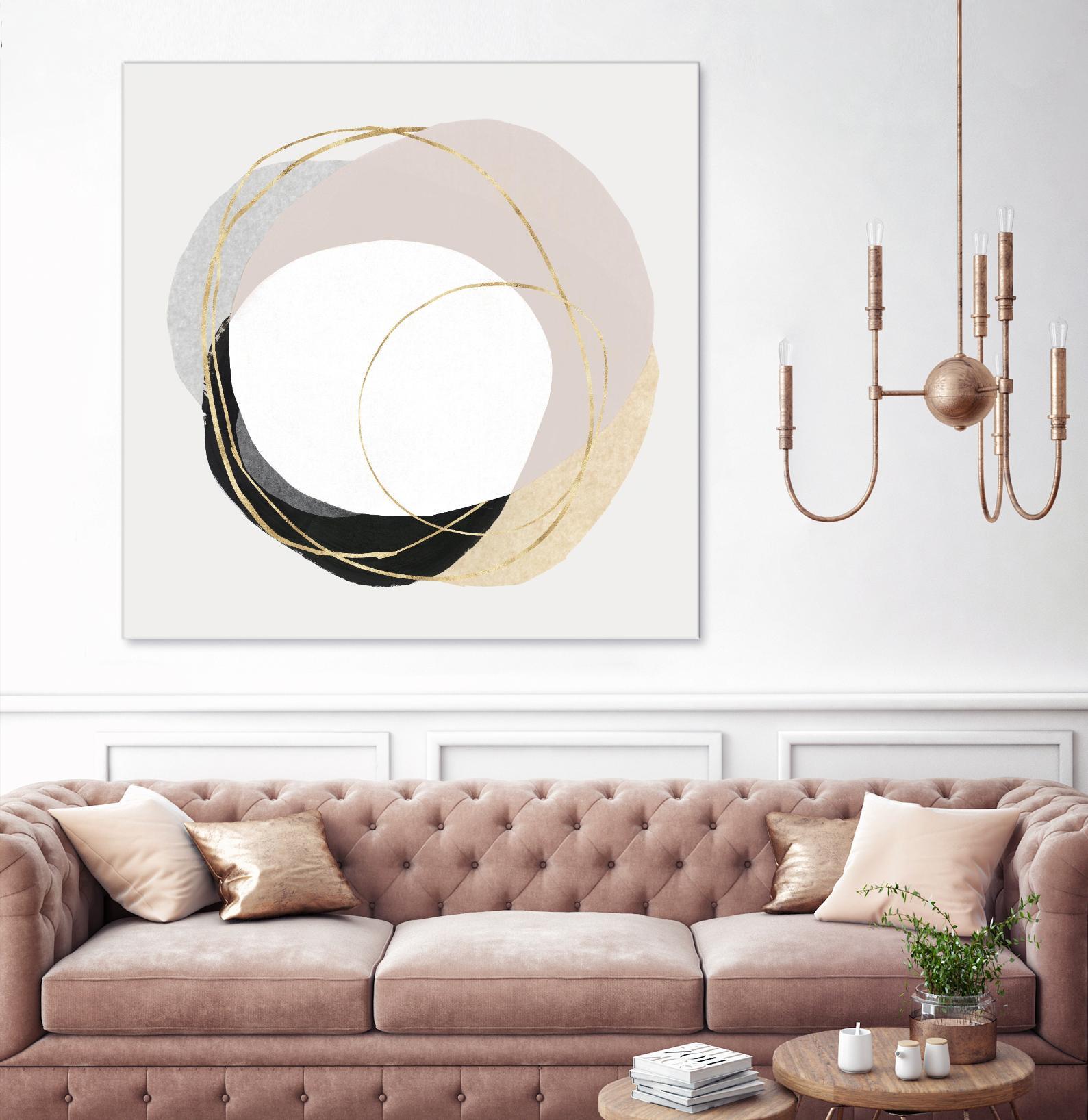 Ring of Gold II by PI Studio on GIANT ART - gold abstract abstract