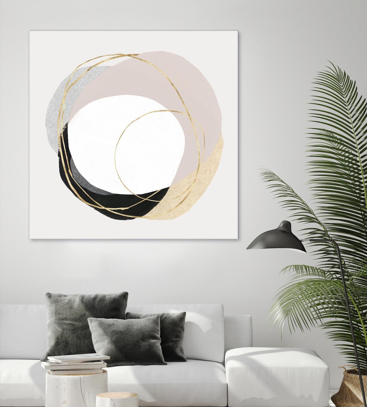 Ring of Gold II by PI Studio on GIANT ART - gold abstract abstract