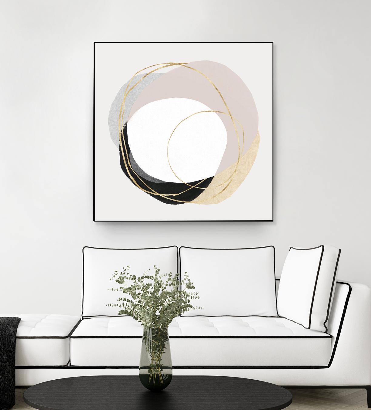 Ring of Gold II by PI Studio on GIANT ART - gold abstract abstract