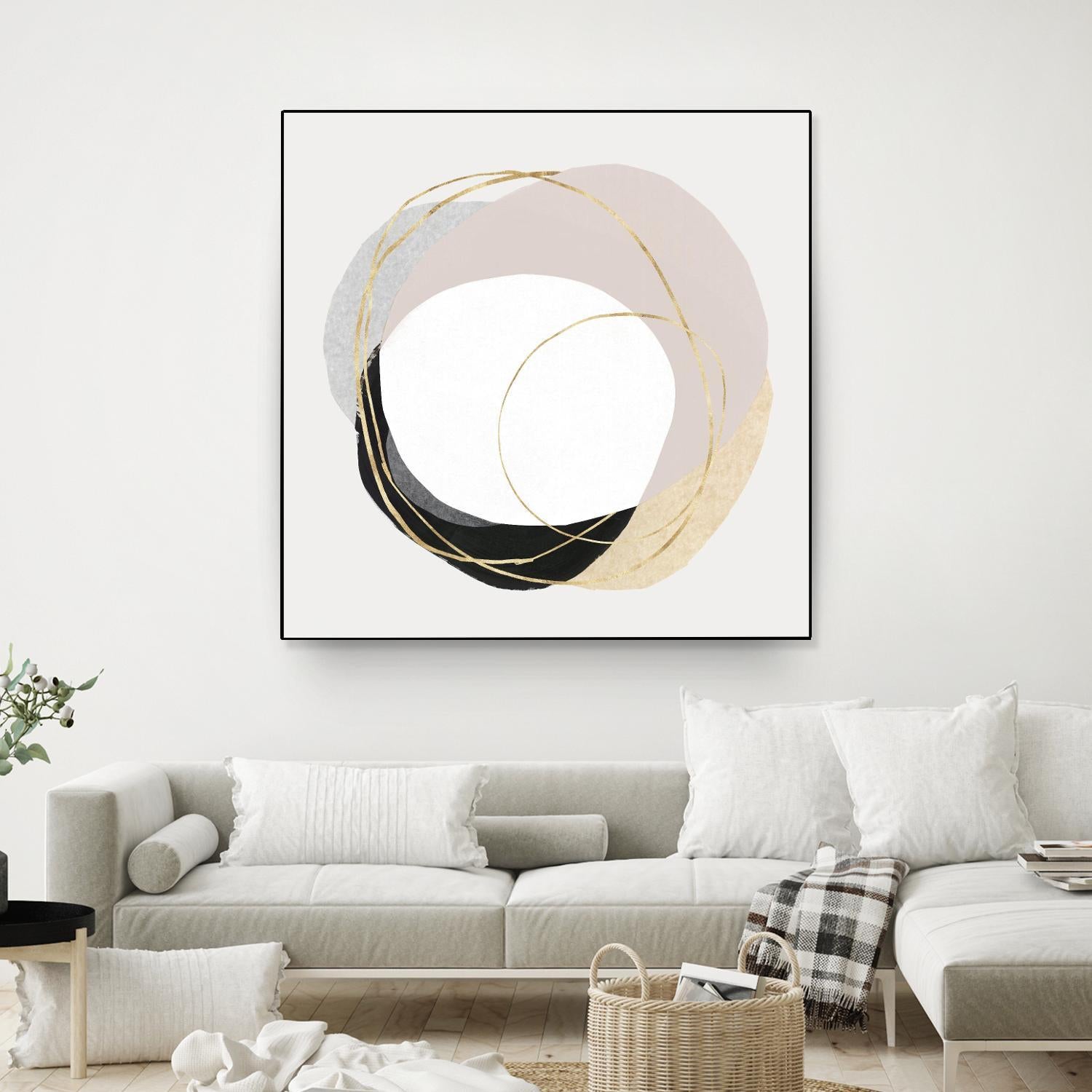 Ring of Gold II by PI Studio on GIANT ART - gold abstract abstract