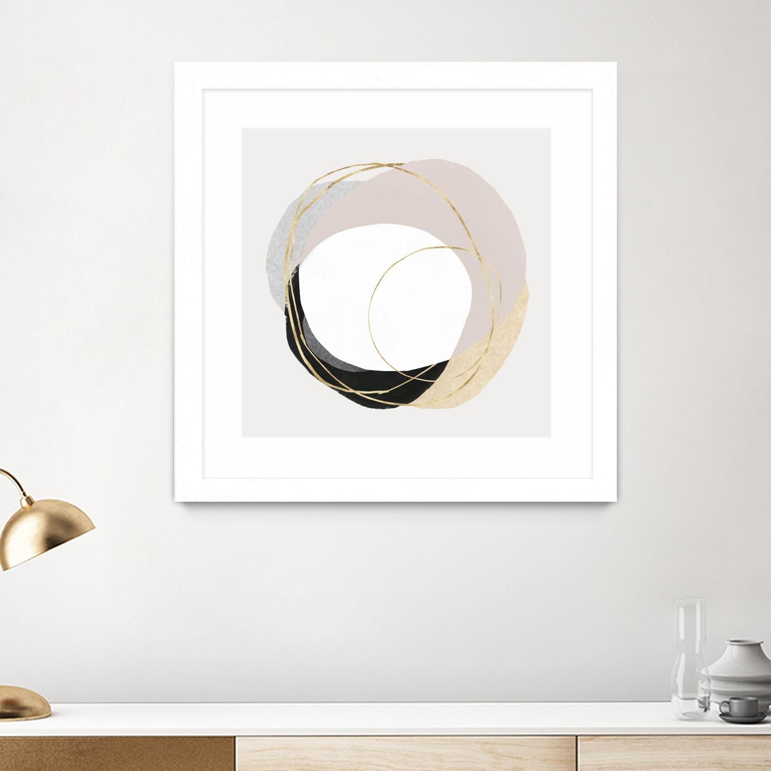 Ring of Gold II by PI Studio on GIANT ART - gold abstract abstract