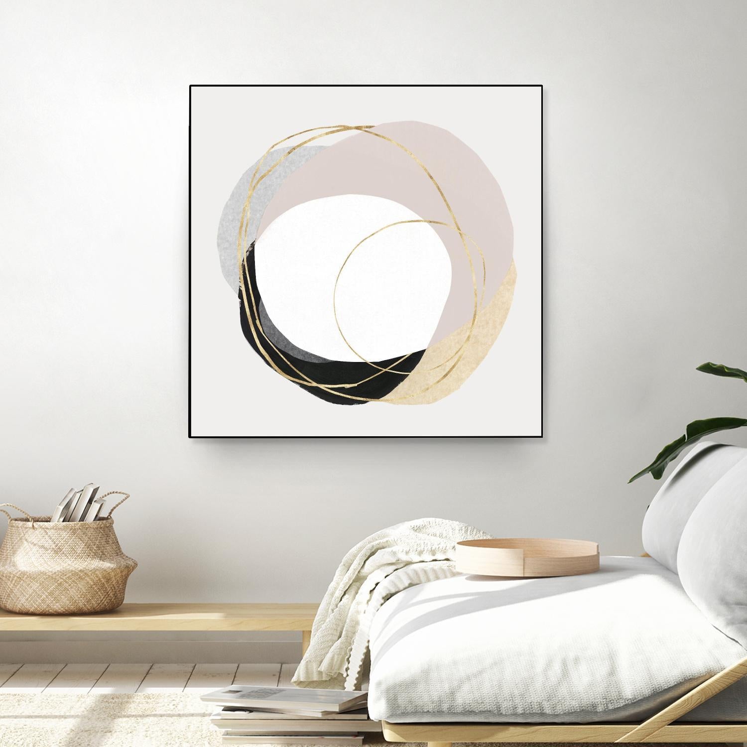 Ring of Gold II by PI Studio on GIANT ART - gold abstract abstract