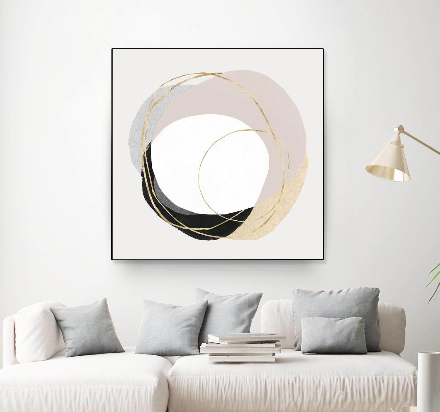 Ring of Gold II by PI Studio on GIANT ART - gold abstract abstract