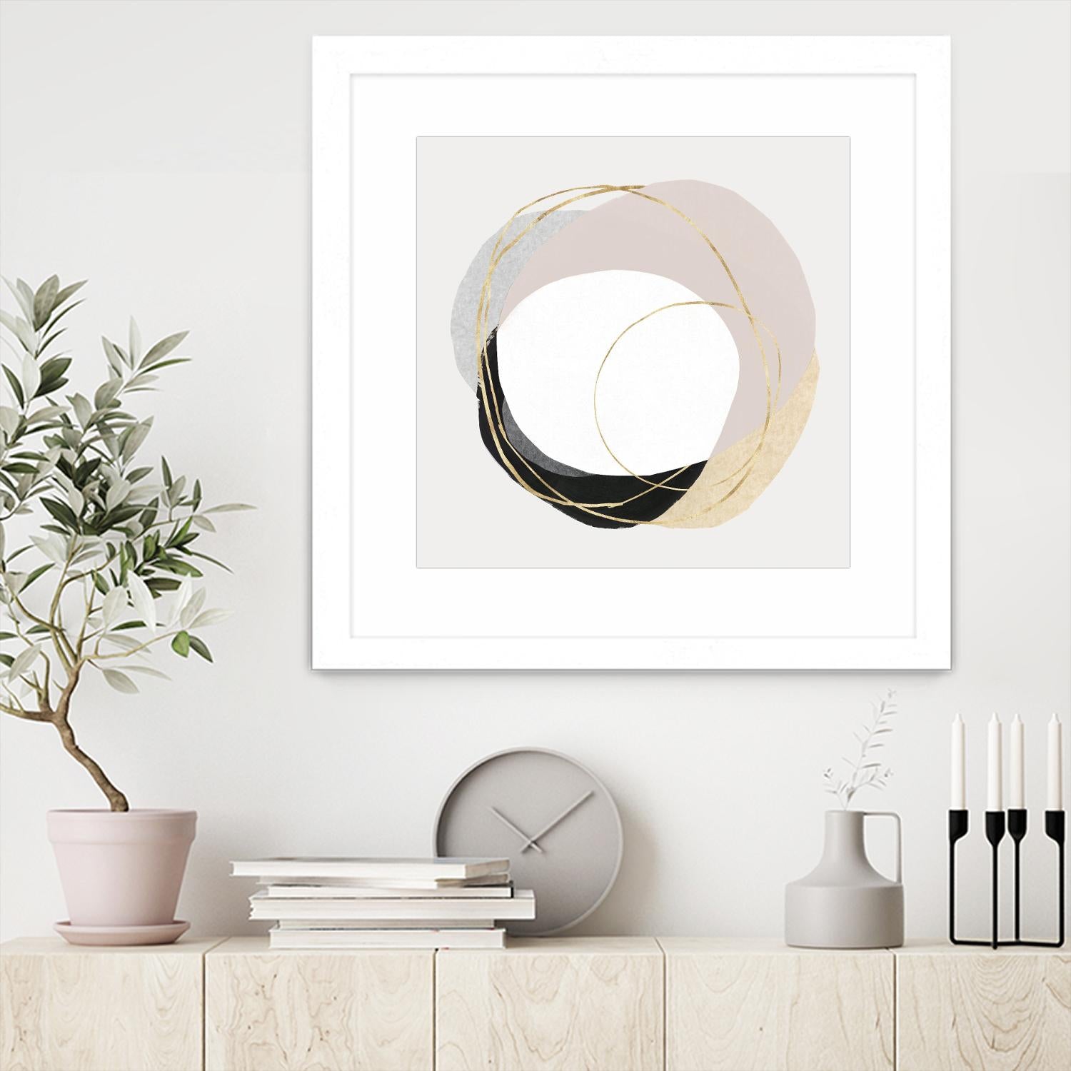 Ring of Gold II by PI Studio on GIANT ART - gold abstract abstract