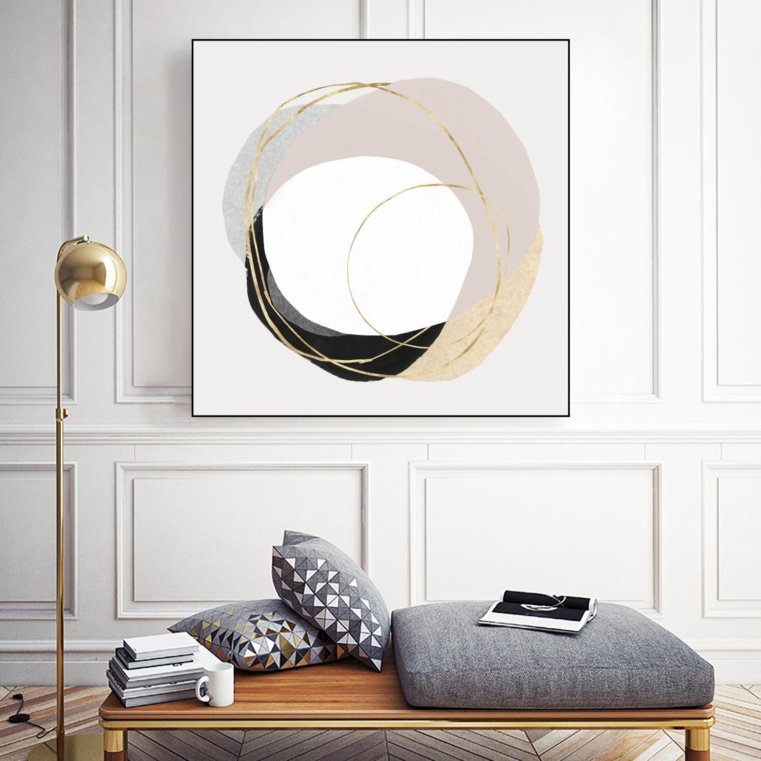Ring of Gold II by PI Studio on GIANT ART - gold abstract abstract
