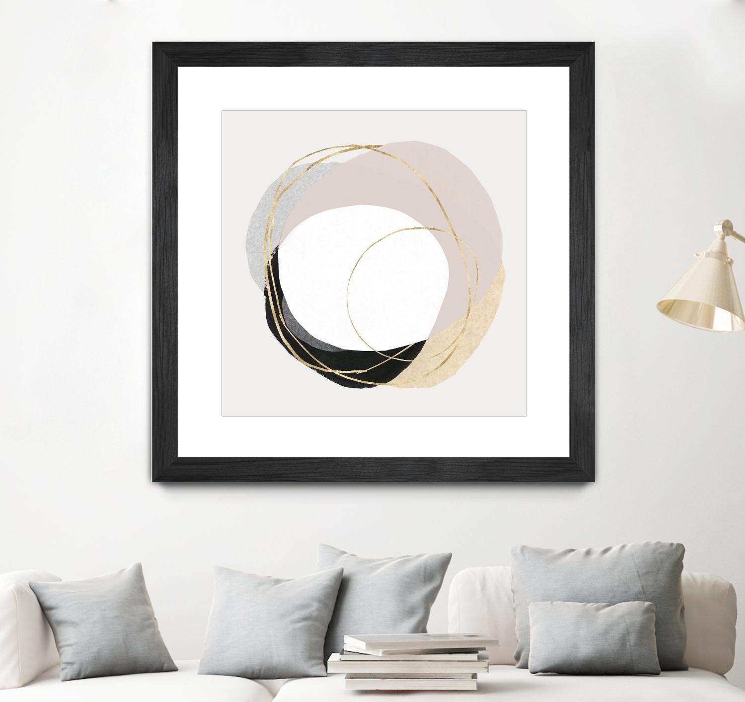 Ring of Gold II by PI Studio on GIANT ART - gold abstract abstract