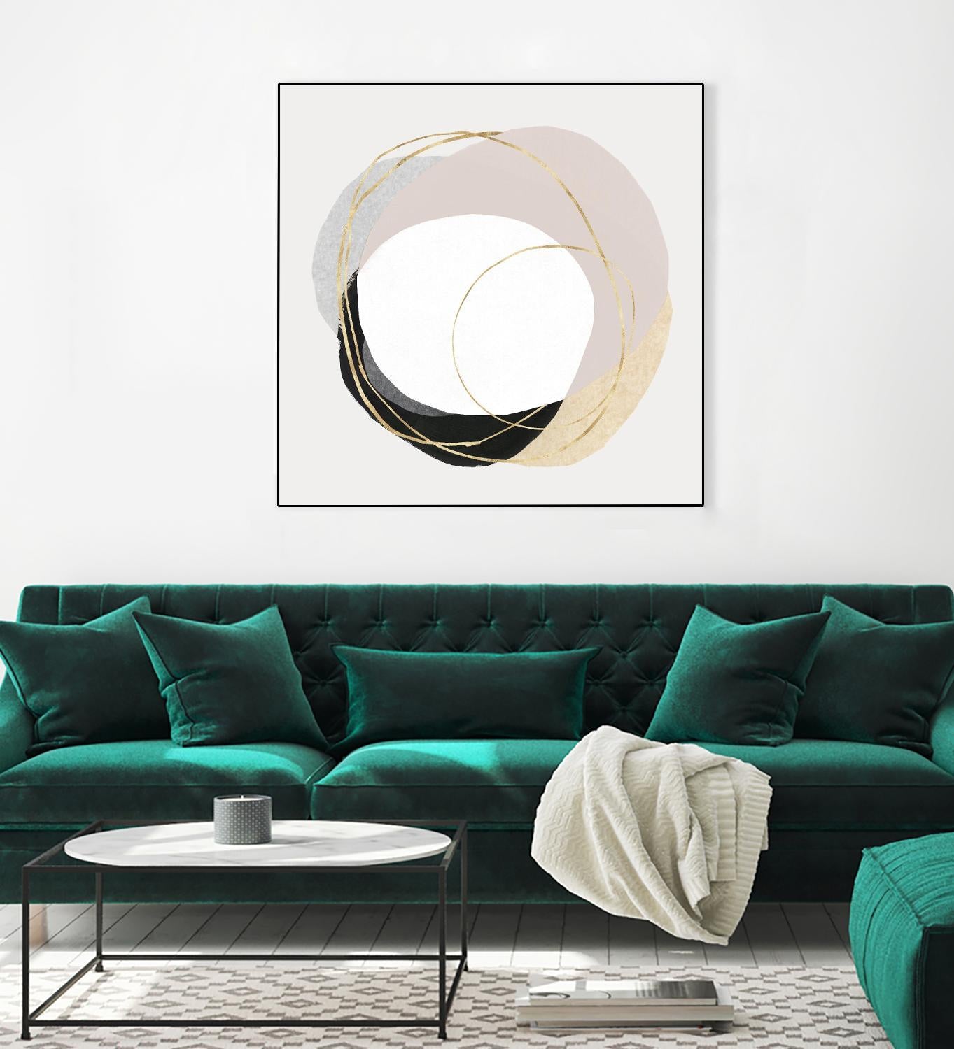 Ring of Gold II by PI Studio on GIANT ART - gold abstract abstract