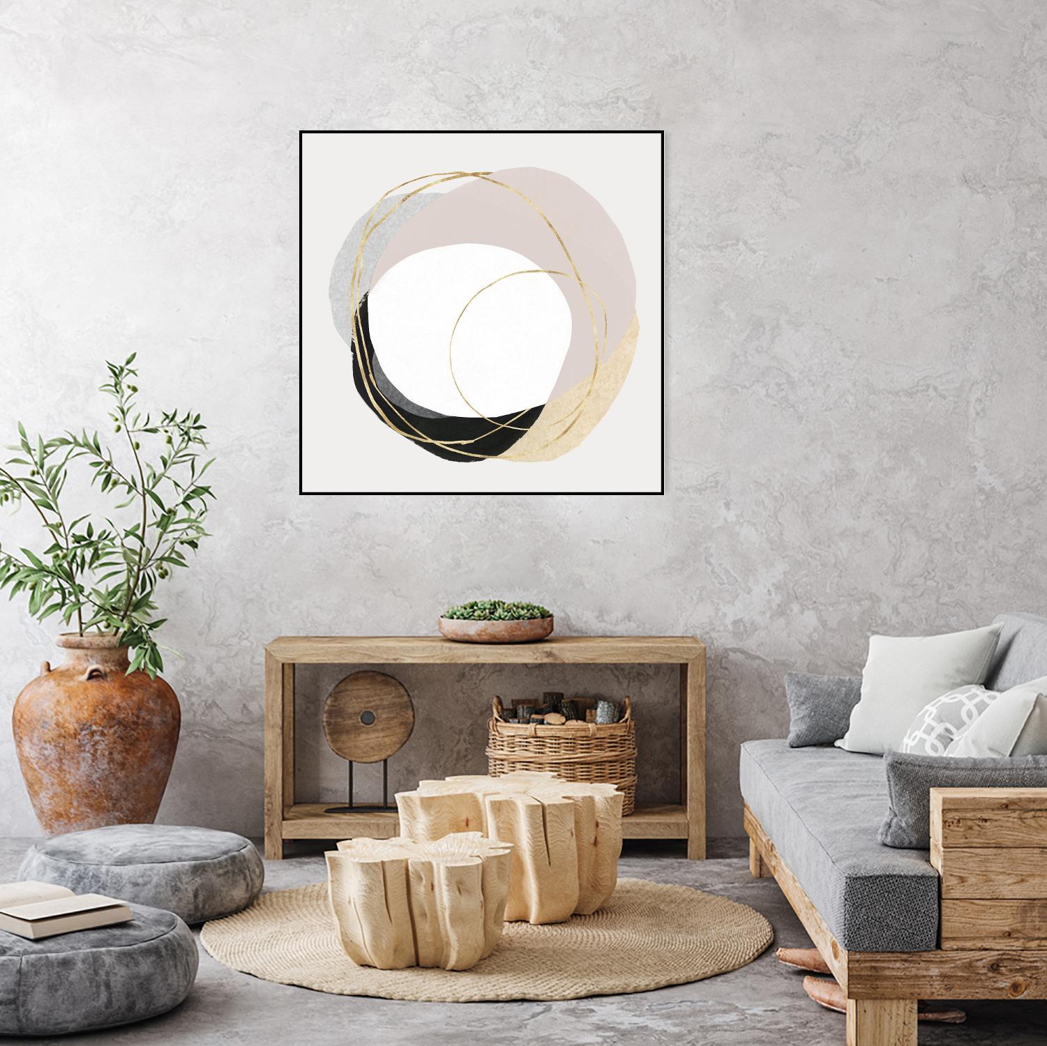 Ring of Gold II by PI Studio on GIANT ART - gold abstract abstract