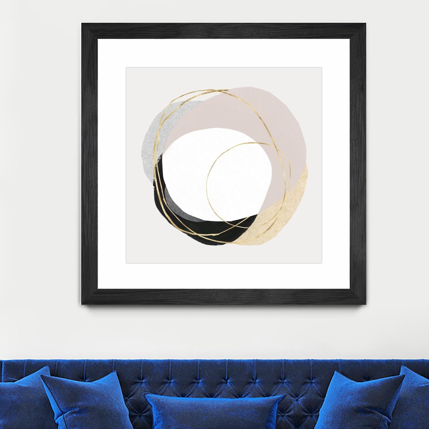 Ring of Gold II by PI Studio on GIANT ART - gold abstract abstract